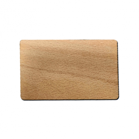 Деревянная заготовка с чипом FM11RF08 (аналог Mifare 1K),