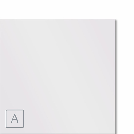 Основа ПВХ, для офсетной печати, белая, 295х480х0,3 мм (A)