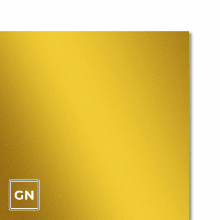 Основа ПВХ, для струйной печати, золотая, 295x480x0.3 мм (GN)
