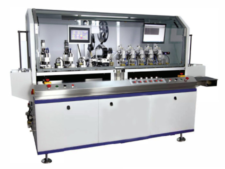 Линия для имплантации контактных, и дуальных модулей с использованием ACF клея